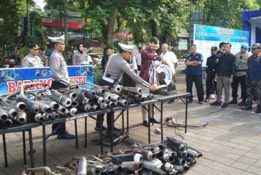 Awas! Kampanye Jangan Pakai Knalpot Brong, Polisi Siap Tindak Tegas