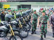 Dukung Pengamanan Pemilu, Dandim 0733 Kota Semarang Beserta Anggotanya Apel Gelar Pasukan