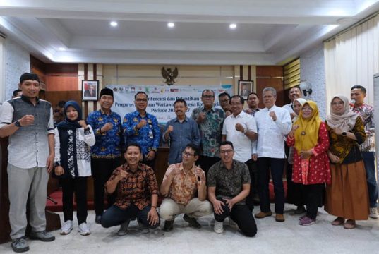 Aklamasi, Wiwid Arif Setyoko Jabat Lagi Ketua PWI Kota Magelang