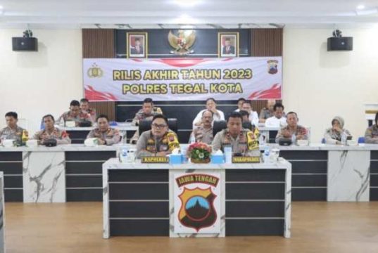 Sepanjang 2023, Polres Tegal Kota Tangani 182 Kasus Tindak Pidana
