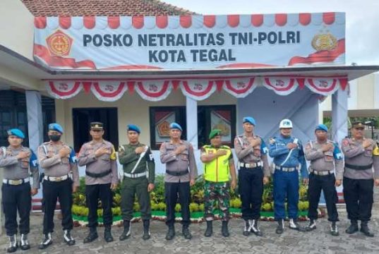 Wujudkan Netralitas pada Pemilu 2024, TNI-Polri Dirikan Posko