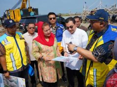 Proses Pembangunan Tanggul Laut di Semarang Capai 62 Persen