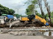 Kurangi Dampak Banjir di Jalan Wali Songo, BBPJN Jateng – DIY Lakukan Penggantian ‘Cross Drain’ Semarang