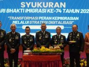 Kanim Wonosobo Ikuti Upacara HBI di Badiklat Kemenkum HAM Jateng