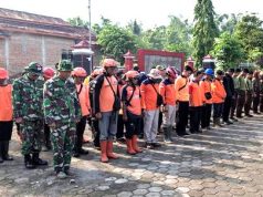 TNI-Polri Bersama Relawan Menggelar Apel Siaga Tanggap Bencana