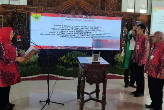 Raih Score Tinggi, Albert Pramono Soesanto Jabat Kepala DPU Sragen