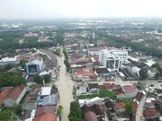 Kota Purwodadi Dikepung Banjir, Air Sudah Masuk Rumah Penduduk