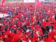 Puluhan Ribu Massa Banteng Memerahkan Pringgondani