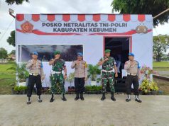Posko Netralitas TNI-Polri Kebumen Siap Terima Pengaduan.