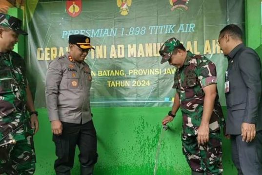 TNI AD Manunggal Air di Batang Sasar Empat Titik