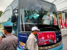 Dalam Hujan 3.000 Kader PDI Perjuangan dari Sragen Serbu Semarang Demi Ganjar – Mahfud