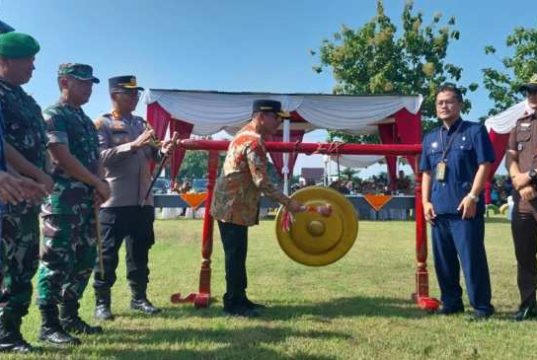 Pj Bupati Tegal Membuka TMMD Sengkuyung Tahap I 2024