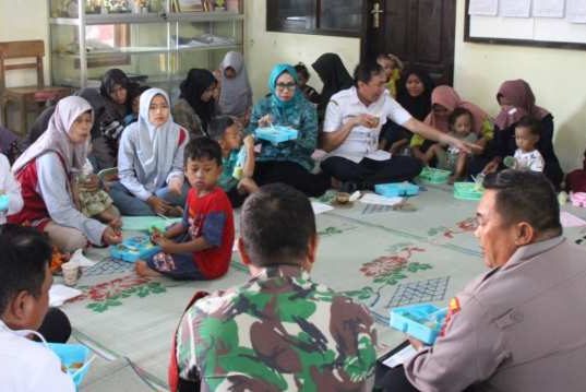 Cegah Stunting, Pj Bupati Brebes Budayakan Makan Bareng