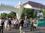 HPN 2024, PWI Kota Tegal, KPU dan Bawaslu Gelar Aksi