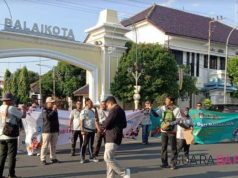 HPN 2024, PWI Kota Tegal, KPU dan Bawaslu Gelar Aksi