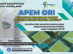 Dinkes Kota Magelang Membuat APEM ORI Untuk Mudahkan Perizinan Pelaku UMKM