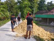 Sembari Tunggu Momen Penetapan Hasil Perolehan Suara Pemilu 2024, Relawan Bolone Mase Kerja Bakti Rapikan Dastu
