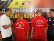 Satresnarkoba Polres Kudus Bekuk Dua Pengedar Sabu