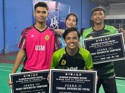 Mahasiswa USM, M Faqih Anshori Raih Perak di Dinus Badminton Cup VI