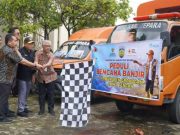 Grobogan Dilanda Banjir, PJ Bupati Jepara Kirim Bantuan Logistik