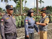 7.824 Anggota Linmas Diserahkan ke Polres Jepara, BKO Pengamanan Pemilu