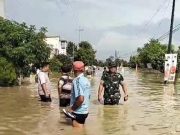 Banjir Grobogan, Tujuh Rumah di Kemiri Gubug Dilaporkan Hanyut Terbawa Arus