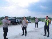 Periksa Kesiapan Arus Mudik Lebaran 2024, Polres Klaten Periksa Kesiapan Exit Toll