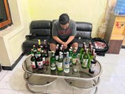 Polresta Surakarta Amankan Penjual dan Sita Puluhan botol Minuman Keras Berbagai Merek