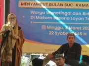 Tradisi Nyadran Bersih-bersih Makam Menjelang Puasa Digelar Warga RW 03 Kelurahan Wonotingal Semarang