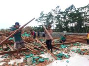 Gerak Cepat Tangani Rumah Joglo MWC NU yang Ambruk di Girimarto
