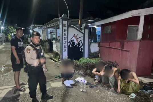 Polres Ciduk 5 Pemuda Pesta Miras di Panjer, Amankan Sebilah Celurit