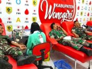 Digelar Petang Hari, Donor Darah Prajurit TNI Kodim 0728 Wonogiri