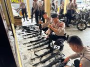 Seluruh Senjata Laras Panjang Polres Kebumen Dibongkar