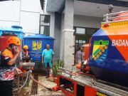 BPBD Kota Pekalongan Dropping Air Bersih untuk Pengungsi