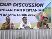 Dispaperta Batang Gelar FGD Database Pangan dan Pertanian