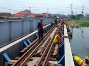 Daop 4 Laksanakan Perbaikan pada Jembatan KA Kaligawe Semarang, Akses Jalan di Tegal Rejo dan Purwosari Raya Ditutup Sementara