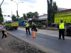 Satlantas Polres Batang Persiapkan Rekayasa Lalu Lintas