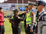 Polres Wonosobo Apel Gelar Pasukan Operasi Keselamatan Lalu Lintas Candi 2024