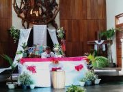 Prosesi Jalan Salib dalam Pertunjukan Wayang dan Iringan Gamelan pada Ibadah Jumat Agung di GKJ Purwodadi