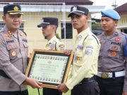 Polres Wonosobo Serahkan Trofi dan Penghargaan pada Satpam Berprestasi