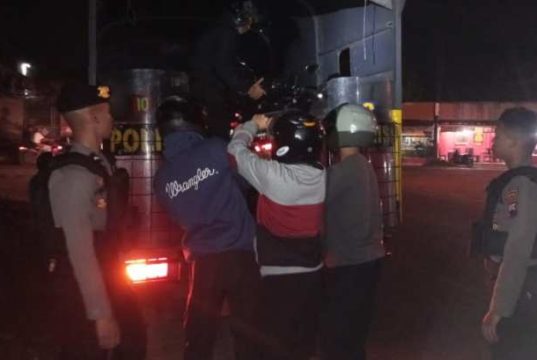 Tindak Balap Liar, Satsamapta Polres Wonosobo Kandangkan 18 Kendaraan