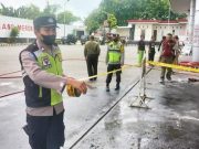 Polres Wonogiri Lakukan Olah TKP Kebakaran Mobil di Pompa Bensin