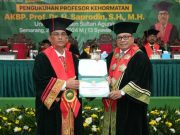Wadirreskrimsus Polda Jateng Saprodin Raih Gelar Profesor Kehormatan
