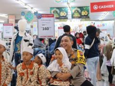 Bhayangkari Kudus Ajak Anak Yatim Belanja Pakaian di Mall