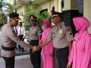 Kapolresta Magelang Pimpin Upacara Kenaikan Pangkat Pengabdian dan Reguler