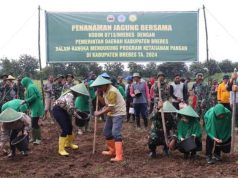 Pemkab Brebes Dukung Program Ketahanan Pangan TNI