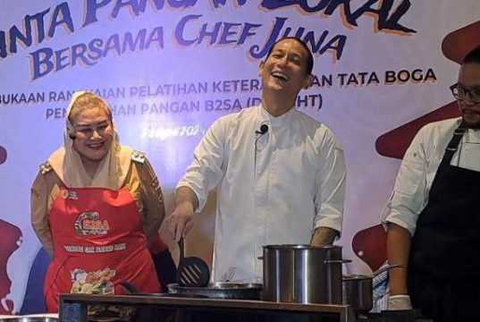 Salurkan Manfaat Dana Bagi Hasil Cukai, Mbak Ita dan Chef Juna Masak Bareng