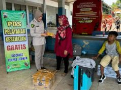 Pastikan Pelaksanaan Mudik Lebaran Aman, Polres Jepara Beri Layanan Kesehatan Gratis bagi para Pemudik