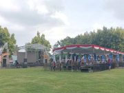 Polres Klaten Gelar Nonton Bareng Semifinal Indonesia Versus Uzbekistan di Alun-Alun Klaten
