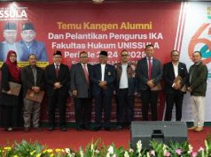 Milad ke-61 dan Pelantikan Pengurus IKA FH Unissula Makin Menguatkan Kemitraan Alumni